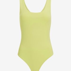 EXPRESS BODY CONTOUR HIGH COMPRESSION SCOOP NECK BODYSUIT